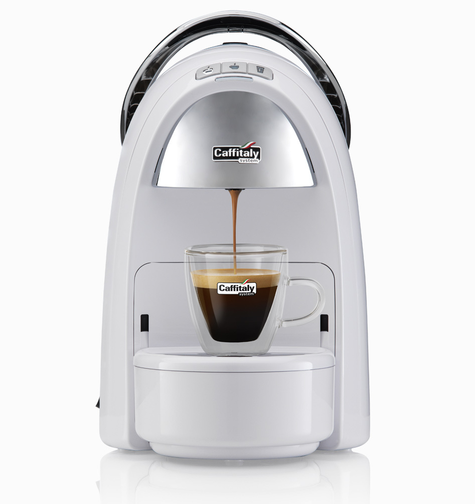 Cafetera Caffitaly S18 AMBRA Blanca Sueca Expres
